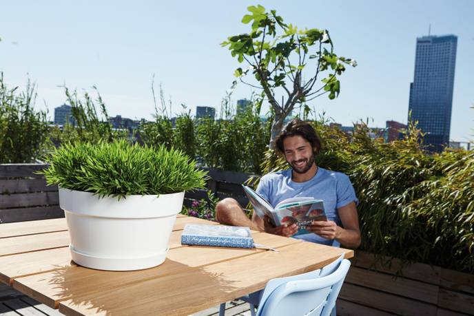 loft urban schaal 35cm wit